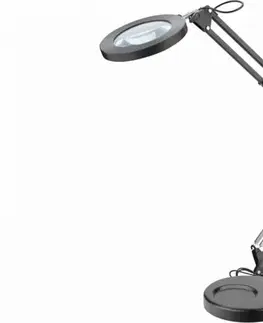 Čelovky EXTOL LIGHT Lampa stolová s LED a lupou, 1300lm, nastaviteľné rameno, USB napájanie