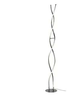 Lampy Cottex A1566L - LED stojacia lampa VINDLA LED/22W/230V lesklý chróm A1566L