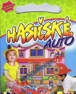 Nalepovačky, vystrihovačky, skladačky Hasičské auto
