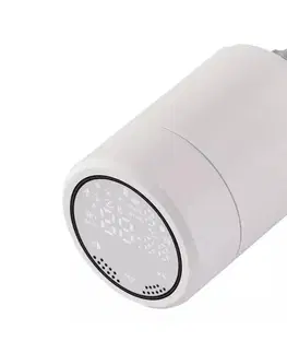 LED osvetlenie  Inteligentná termostatická hlavica s LCD displejom GoSmart M30x1,5 2xAA/1,5V Tuya P5630S