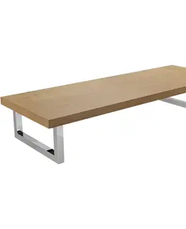 Kúpeľňový nábytok CERANO - Doska pod umývadlo Navira Pro + 2 konzoly pod dosku - dub medový - 80x46x3,6 CER-606093