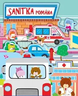 Leporelá, krabičky, puzzle knihy Sanitka pomáha - leporelo