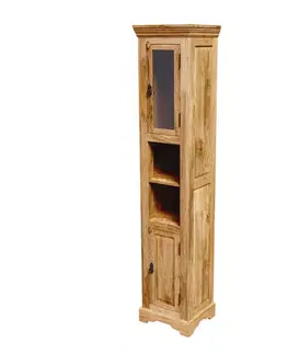 Kúpeľňový nábytok Skrinka do kúpeľne Guru 40x190x35 indický masív mango