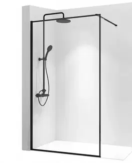Sprchy WALK-IN Sprchová stena Walk-in Bler Rea K7638 90x195 black