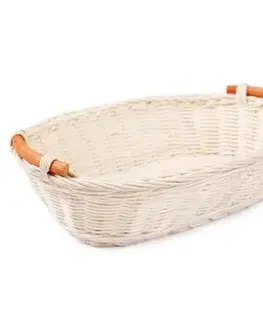 Kvetináče a truhlíky Kinekus Košík RATAN oválny s rúčkami, 29x20x8cm