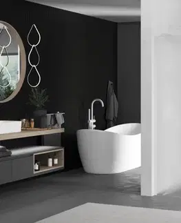 Sprchové dvere MEXEN/S - Kioto L Sprchová zástena WALK-IN 120 x 200, dekor, biela 800-120-103-20-30