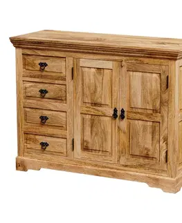 Komody Komoda Guru 120x90x45 z mangového dreva