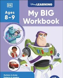 Príprava do školy, pracovné zošity Disney Learning Big Workbook Ages 8-9 (Year 4) - DK