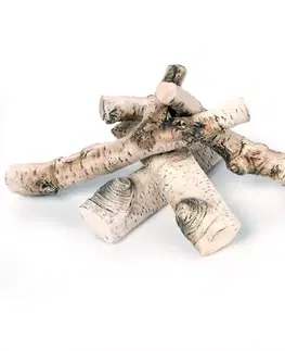 Príslušenstvo pre biokrby Keramické polená breza
