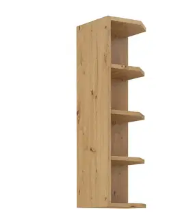 Kuchynské horné skrinky KONDELA Lula 30 G-90 ZAK horná kuchynská skrinka dub artisan