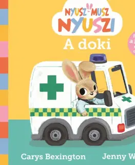 Leporelá, krabičky, puzzle knihy Nyusz-Musz Nyuszi - A doki