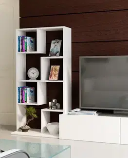 Obývacie steny TV skrinka / Obývacia stena Bare - White