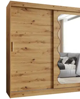 Šatníkové skrine Skriňa Spoti 200 artisan