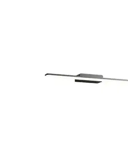 Kúpeľňové zrkadlá Redo 01-2504- LED Kúpeľňové osvetlenie zrkadla BARRIO LED/17,25W/230V IP44 čierna 01-2504