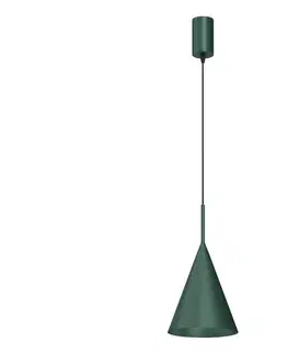 Svietidlá  Závesné svietidlo na lanku CAPITAL 1xGX53/15W/230V priemer 17 cm zelené MLP0967