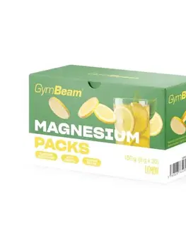 Magnézium GymBeam Magnesium Packs citrón