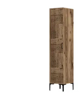 Šatňové skrine Šatníková skriňa Kumsal P - Walnut