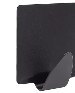 Vešiaky a háčiky na stenu Háčik 3 ks Black