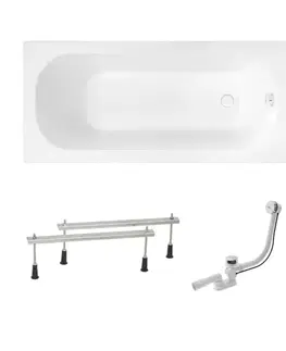 Vane Obdĺžniková vaňa SAT Mika 170x70 cm akrylát ľavá aj pravá SATMIKA1700AN SATMIKA1700AN