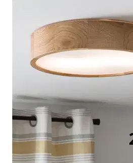 Svietidlá BRILAGI - LED stropné svietidlo CARVALHO 2xE27/15W/230V dub, priemer 37,5 cm 8590828606734