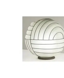 Lampy SIRU - Stolná lampa CARTESIO 1xE27/60W/230V hnedá/biela benátske sklo MT663-030BLL
