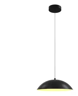 Svietidlá Wofi 6001-104 - LED Stmievateľný luster na lanku ROSCOFF LED/19W/230V čierna/zlatá 6001-104