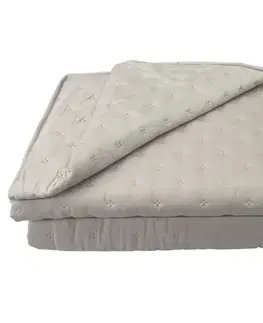 Prehozy na posteľ Prikrývka na posteľ Alma 170x220 cm svetlosivá Merkury Home