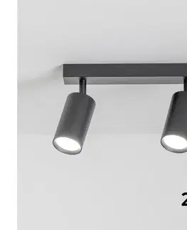 Svietidlá BRILAGI - LED RGBW stmievateľné bodové svietidlo SELE 2xGU10/4,8W/230V čierna BG0625+2xAI2382