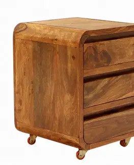 Nočné stolíky Nočný stolík Gani 45x60x40 z indického masívu palisander