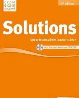 Učebnice a príručky Solutions Upper-intermediate Teacher's Book 2nd Edition+CD-ROM - Kolektív autorov
