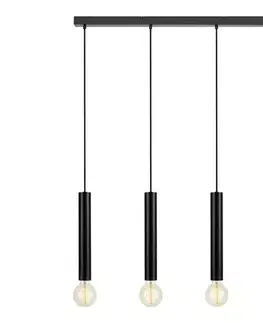 Svietidlá Markslöjd 108264 - Luster na lanku SENCILLO 4xE27/40W/230V čierna 108264