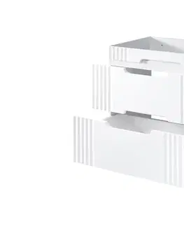 Skrinky do kúpeľne ArtCom Skrinka pod umývadlo FIJI White 82-80 | 80 cm | malé poškodenie