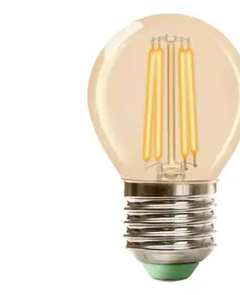 LED osvetlenie LED Žiarovka CLASIC AMBER G45 E27/4W/230V 2200K -  BRILAGI ZD-CA4504-22