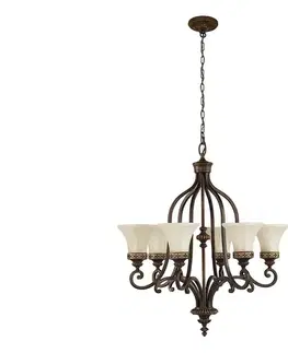 Svietidlá Elstead Feiss FE-DRAWING-ROOM6 - Luster na reťazi DRAWING ROOM 6xE27/60W/230V FE-DRAWING-ROOM6