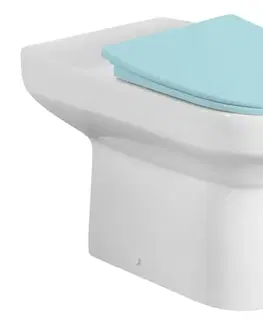 Doplnky do kúpeľne AQUALINE - VERMET WC kombi misa, spodný/zadný odpad, biela VR038-432