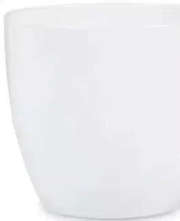 Záhrada Keramický obal na kvetináč Scheurich 920, ø14cm, biela
