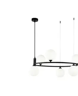 Svietidlá Maytoni MOD013PL-06B -  Luster na lanku RING 6xG9/25W/230V čierna MOD013PL-06B