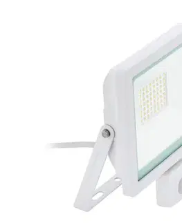 LED osvetlenie Eglo 64874 - LED Reflektor so senzorom FILETTI LED/10W/230V 3000K IP44 biela 64874