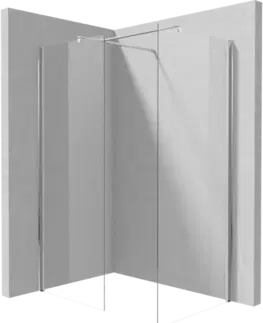 Sprchovacie kúty DEANTE/S - Kút walk-in (dve pevné steny: 140/30) KTS_034P+KTS_083P KERRIA/0609