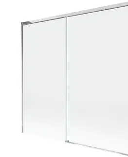 Sprchové dvere MEXEN/S - Rox vaňová zástena 2-krídlová posuvná 170 x 150, transparent, chróm 8C9-170-001-01-00