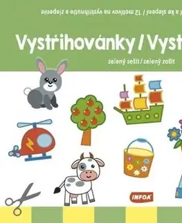 Nalepovačky, vystrihovačky, skladačky Vystřihovánky - zelený sešit (CZ/SK vydanie)
