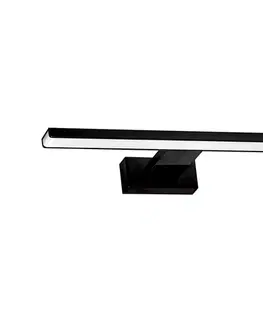 Kúpeľňové zrkadlá  LED Kúpeľňové nástenné svietidlo SHINE LED/7W/230V 30 cm IP44 čierna ML4377