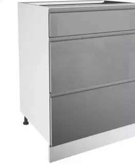 Kuchynské skrinky stojace Skrinka do kuchyne Gardena D60S3 grey