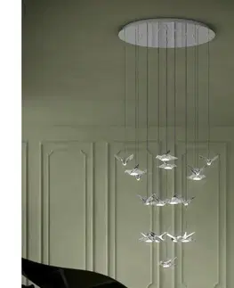 Svietidlá Eglo 390402 - LED Stmievateľný luster na lanku PARATEBUENO 17xLED/3W/230V chróm 390402