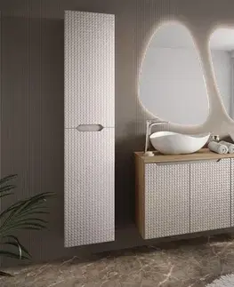 Skrinky do kúpeľne ArtCom Závesná skrinka do kúpeľne LUXOR Beige 83-35-1D