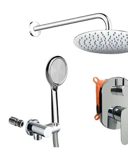 Kúpeľňové batérie MEREO Mereo Sprchový set s dvojcestnou podomietkovú batérií CB650SV1