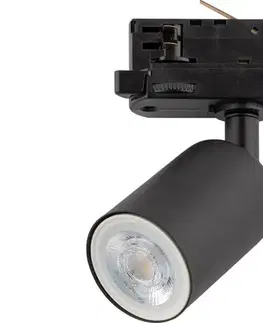 Svietidlá  Bodové svietidlo do 3-fázového lištového systému TOP 1xGU10/10W/230V čierna 4850