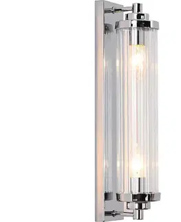 Svietidlá Light Prestige Nástenné svietidlo LORENZO 2xE14/40W/230V lesklý chróm LP-2960/1W CH