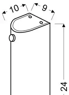 Stropná svetla STROPNÉ SVIETIDLO ABREGO PLAFON 24/10 1X60W E27