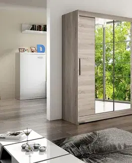 Šatníkové skrine VESNA II šatníková skriňa dub truflový
